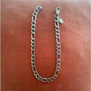 Brand new, sterling silver men’s figaro bracelet